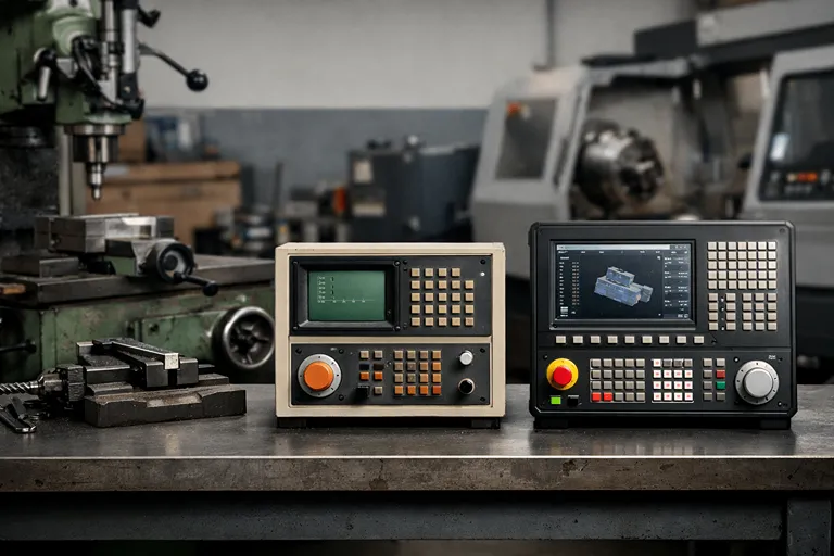 مقایسه دستگاه دستی، NC و CNC در ماشینکاری CNC