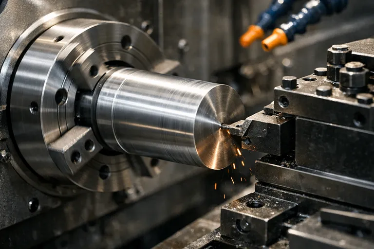 تراش CNC در ماشینکاری CNC برای قطعات استوانه ای