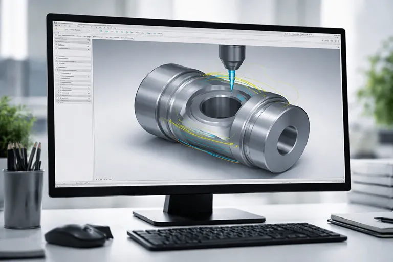 طراحی CAD/CAM برای تراشکاری CNC و آماده سازی مسیر ابزار