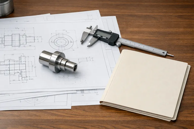 چک لیست سفارش تراش CNC شامل نقشه، متریال و تلرانس