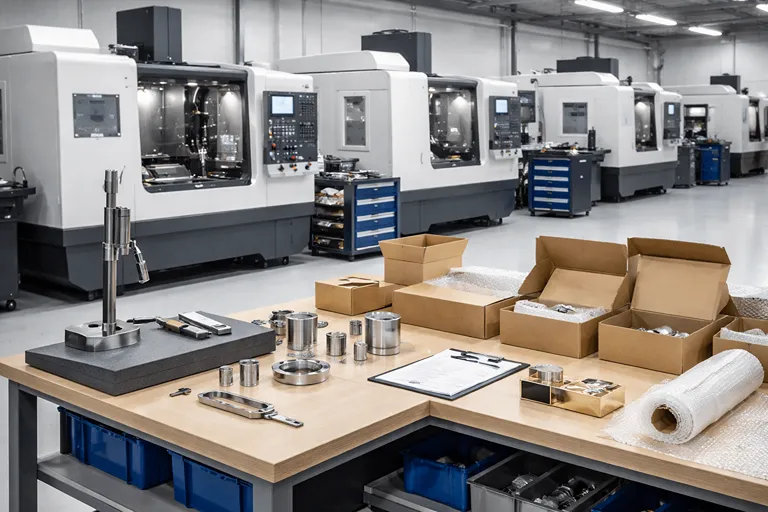 خدمات تراشکاری CNC در کارگاه صنعتی با کنترل کیفیت