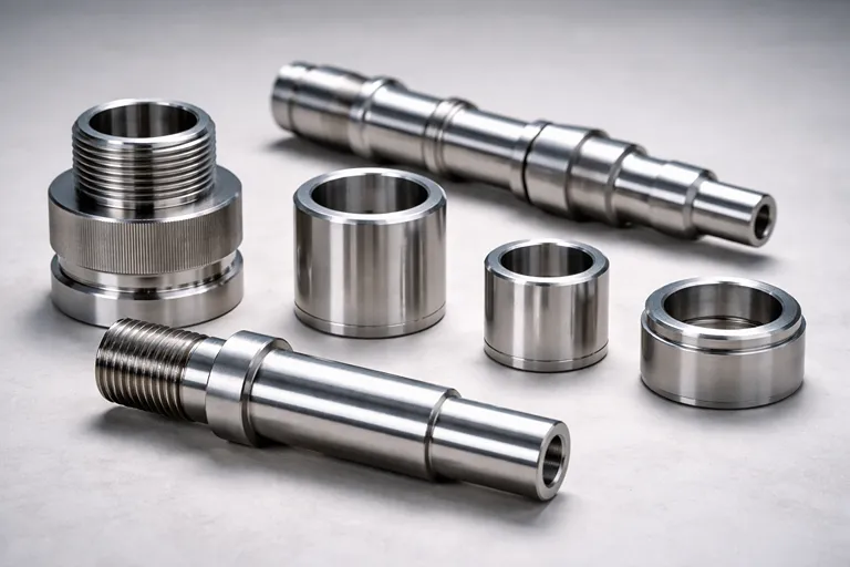 نمونه قطعات تولید شده با تراش CNC با دقت بالا