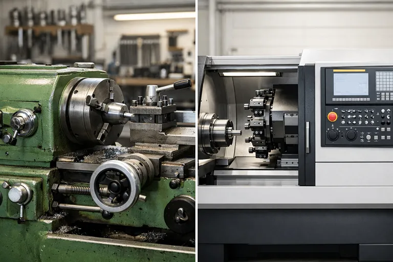 تفاوت تراش CNC و تراش سنتی در کارگاه ماشینکاری