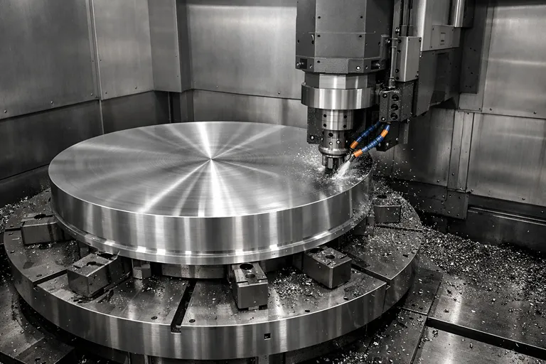 دستگاه تراش CNC عمودی مناسب قطعات بزرگ و سنگین