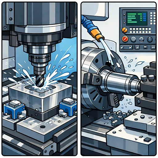 تفاوت فرز CNC و تراش CNC؛ ۶ فرق مهم + جدول انتخاب تفاوت فرز CNC و تراش CNC؛ ۶ فرق مهم + جدول انتخاب