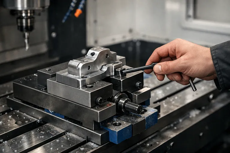 ستاپ و فیکسچر در تولید قطعه پس از مدل سازی با CNC
