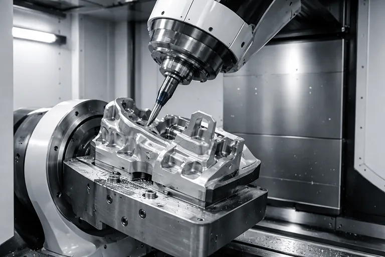 فرز CNC چندمحوره برای ماشینکاری زوایا و فرم های پیچیده