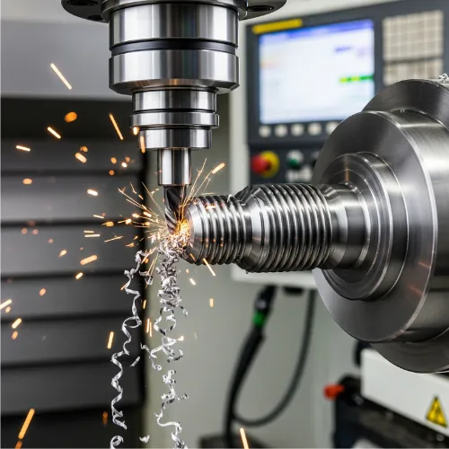 رزوه با cnc