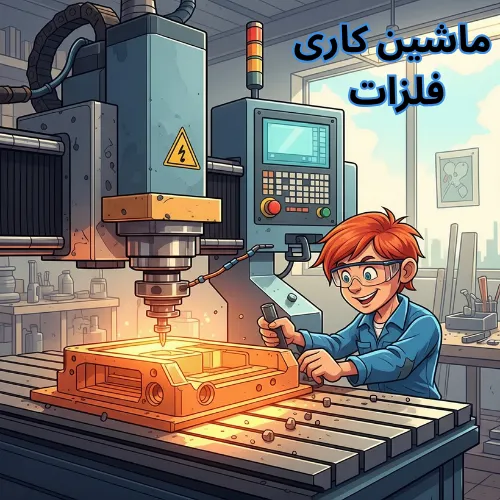 صفر تا صد ماشین کاری فلزات + از طراحی اولیه تا کنترل کیفیت نهایی