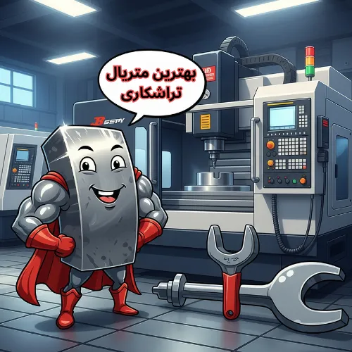 راهنمای کامل انتخاب بهترین متریال تراشکاری برای انواع پروژه