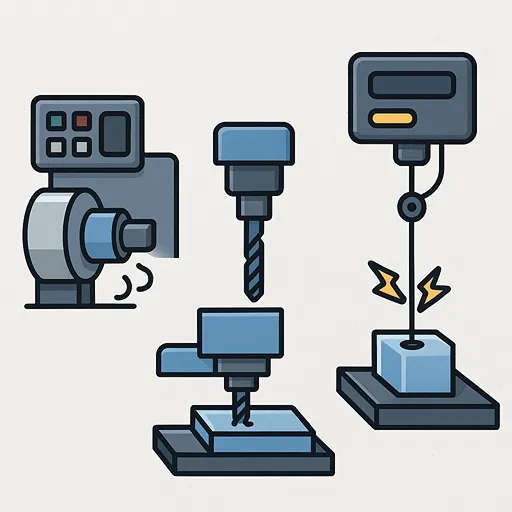 تراش، فرز یا وایرکات؟ راهنمای بهترین روش ماشین کاری CNC